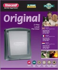 Staywell 777 Hondenluik - Large - Zilver/Tranparant -Dieren Benodigdheden Winkel 991x1200 2