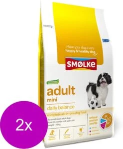 Smolke Adult Mini - Hondenvoer - 2 X 3 Kg