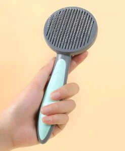 Pakeway T9 - Kattenborstel - Zelfreinigende Kattenkam - Roze - Massageborstel - 19,3 Cm -Dieren Benodigdheden Winkel 995x1200