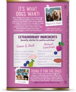 Edgard & Cooper Wild & Eend Blik - Voor Volwassen Honden - Hondenvoer - 12 X 400g 12 Edgard & Cooper Wild & Eend Blik - Voor Volwassen Honden - Hondenvoer - 12 X 400g -Dieren Benodigdheden Winkel 996x1200 10