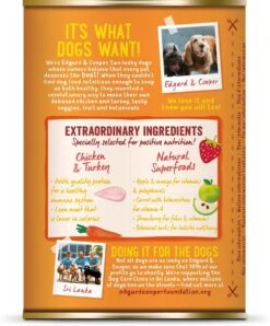 Edgard & Cooper Kip & Kalkoen Blik - Voor Volwassen Honden - Hondenvoer - 12 X 400g 15 Edgard & Cooper Kip & Kalkoen Blik - Voor Volwassen Honden - Hondenvoer - 12 X 400g -Dieren Benodigdheden Winkel 996x1200 2